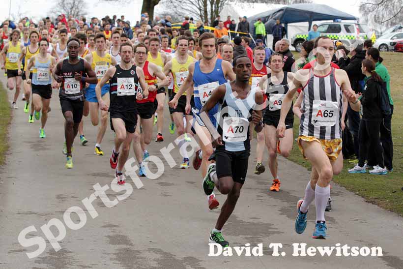 Start of the National Mens12 Stage Relay.